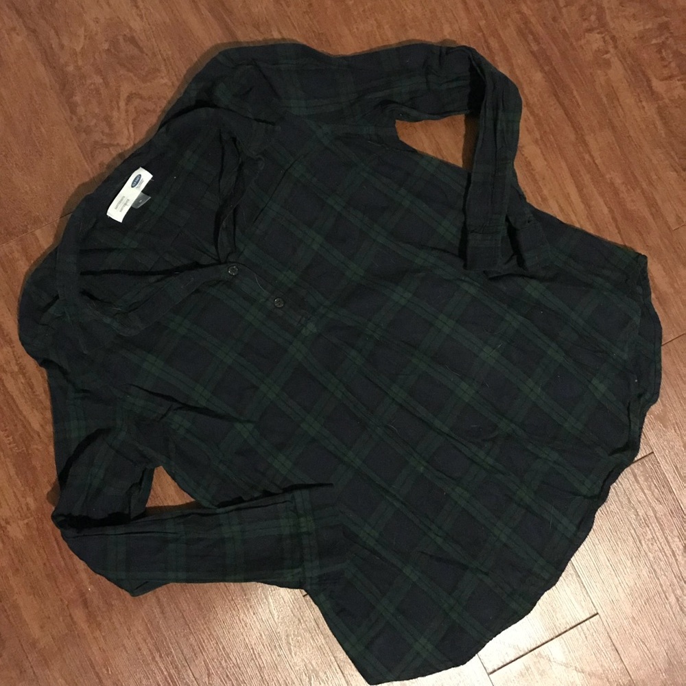 Old navy Plaid Maternity Shirt